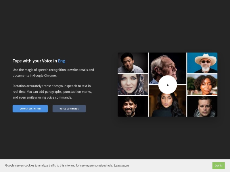 Voice Dictation - Online Speech Recognition