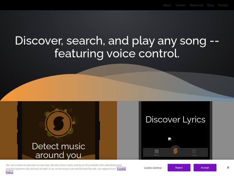 Identify songs and play music with the SoundHound app